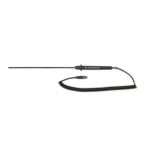 PFA-Ctd RTD Probe, 100 Ohm, 3-Pin. 10" L